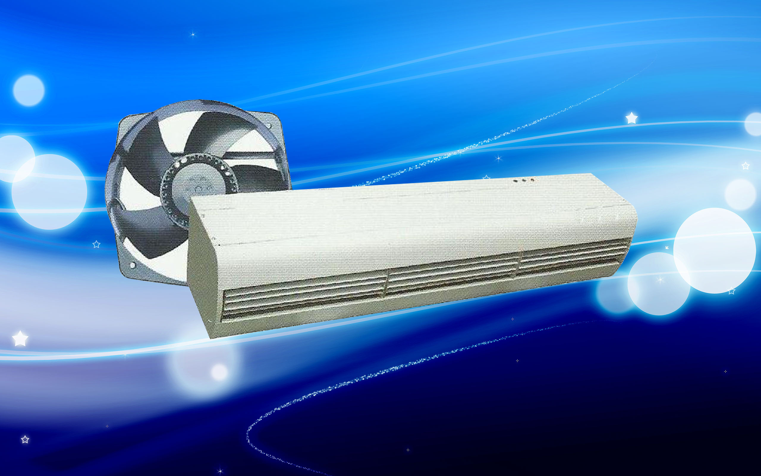 DRM-200强风系列轴流式电热风幕